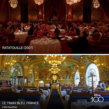 Ratatouille (2007) / Restaurante Le Train Bleu (París)